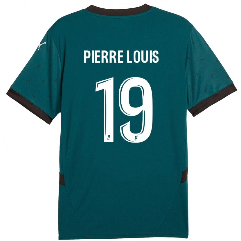 Danxen Børn Dayana Pierre-Louis #19 Mørkegrøn Udebane Spillertrøjer 2024/25 Trøje T-Shirt