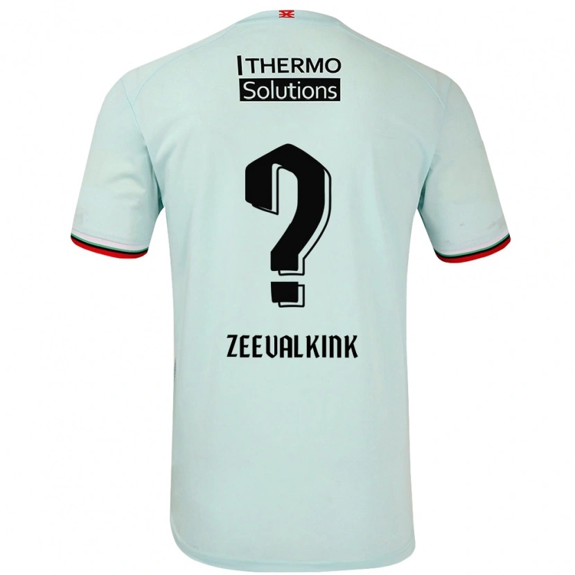 Danxen Børn Leco Zeevalkink #0 Lysegrøn Udebane Spillertrøjer 2024/25 Trøje T-Shirt