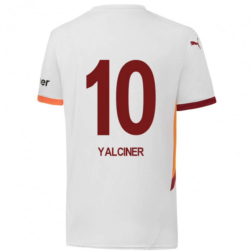 Danxen Børn İsmigül Yalçıner #10 Hvid Gul Rød Udebane Spillertrøjer 2024/25 Trøje T-Shirt