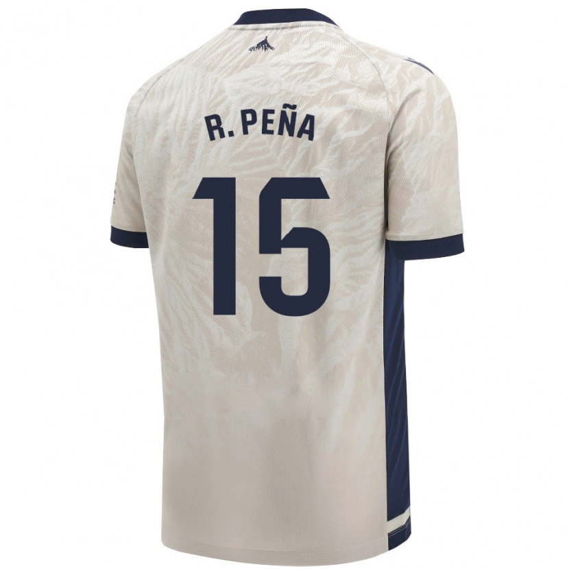 Danxen Børn Rubén Peña #15 Lysegrå Udebane Spillertrøjer 2024/25 Trøje T-Shirt