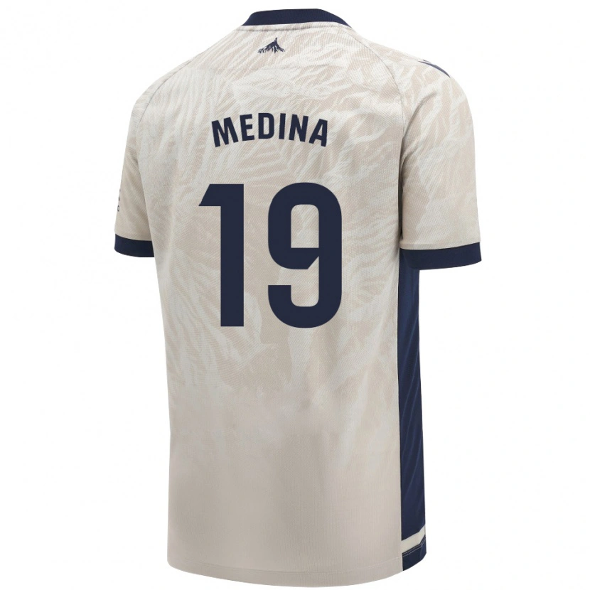 Danxen Børn Arantxa Medina Torreblanca #19 Lysegrå Udebane Spillertrøjer 2024/25 Trøje T-Shirt