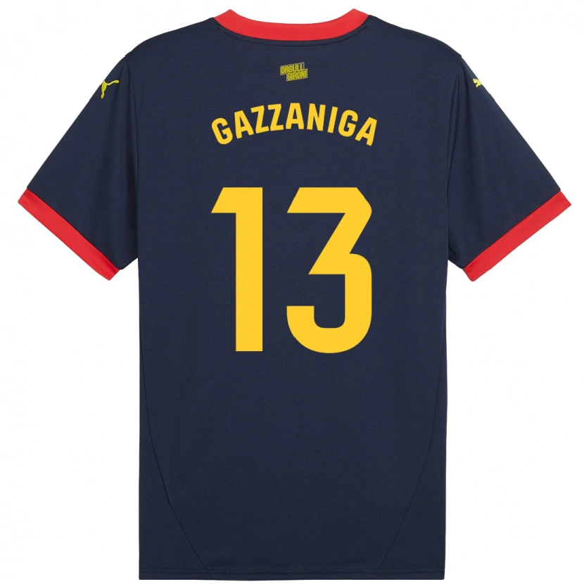 Danxen Børn Paulo Gazzaniga #13 Marine Rød Udebane Spillertrøjer 2024/25 Trøje T-Shirt