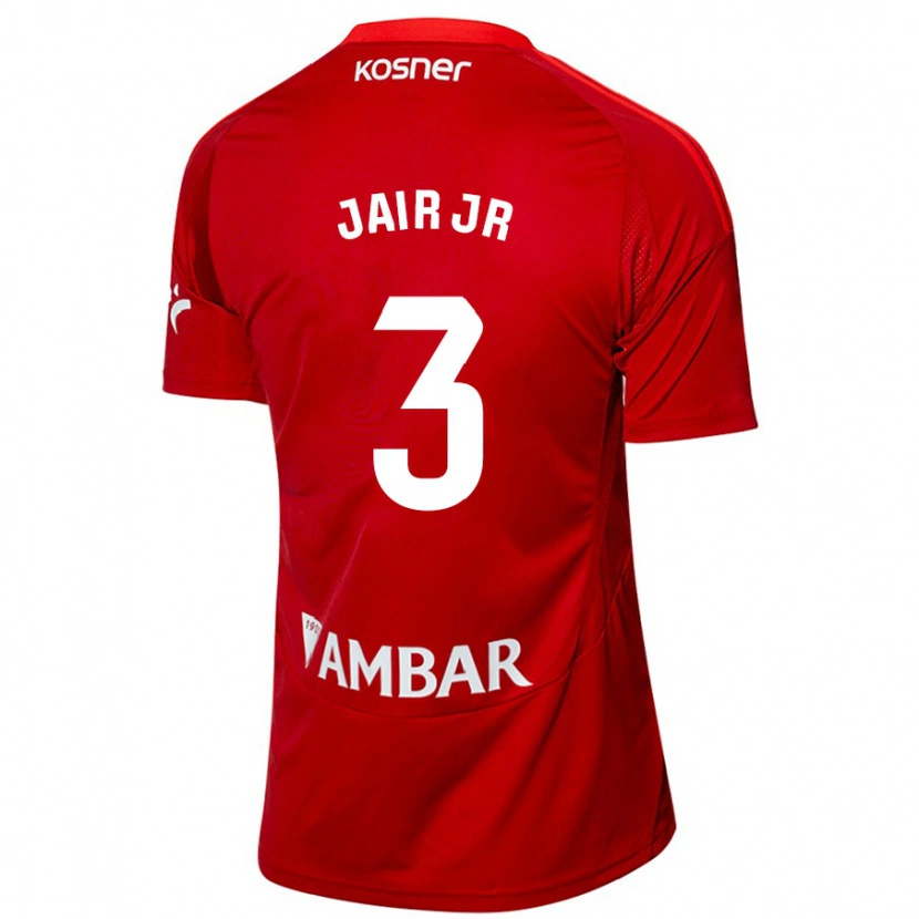 Danxen Børn Jair Amador #3 Hvid Blå Udebane Spillertrøjer 2024/25 Trøje T-Shirt