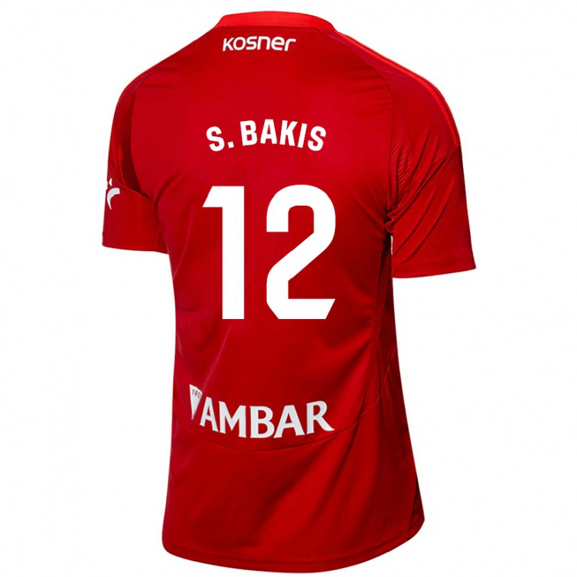 Danxen Børn Sinan Bakış #12 Hvid Blå Udebane Spillertrøjer 2024/25 Trøje T-Shirt