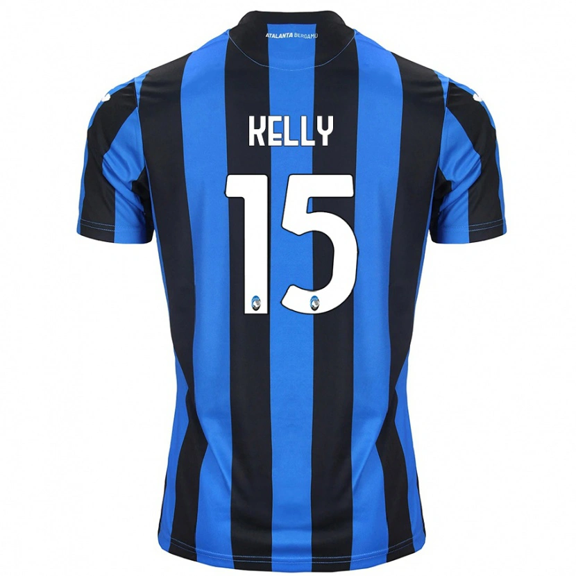 Danxen Mænd Maegan Kelly #15 Blå Sort Hjemmebane Spillertrøjer 2024/25 Trøje T-Shirt