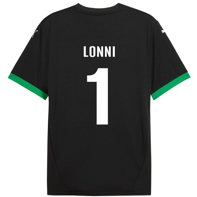 Danxen Mænd Lia Lonni #1 Sort Mørkegrøn Hjemmebane Spillertrøjer 2024/25 Trøje T-Shirt