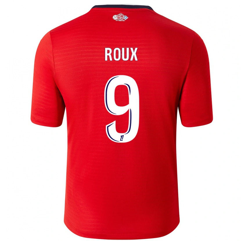Danxen Mænd Danielle Roux #9 Rød Hvid Hjemmebane Spillertrøjer 2024/25 Trøje T-Shirt