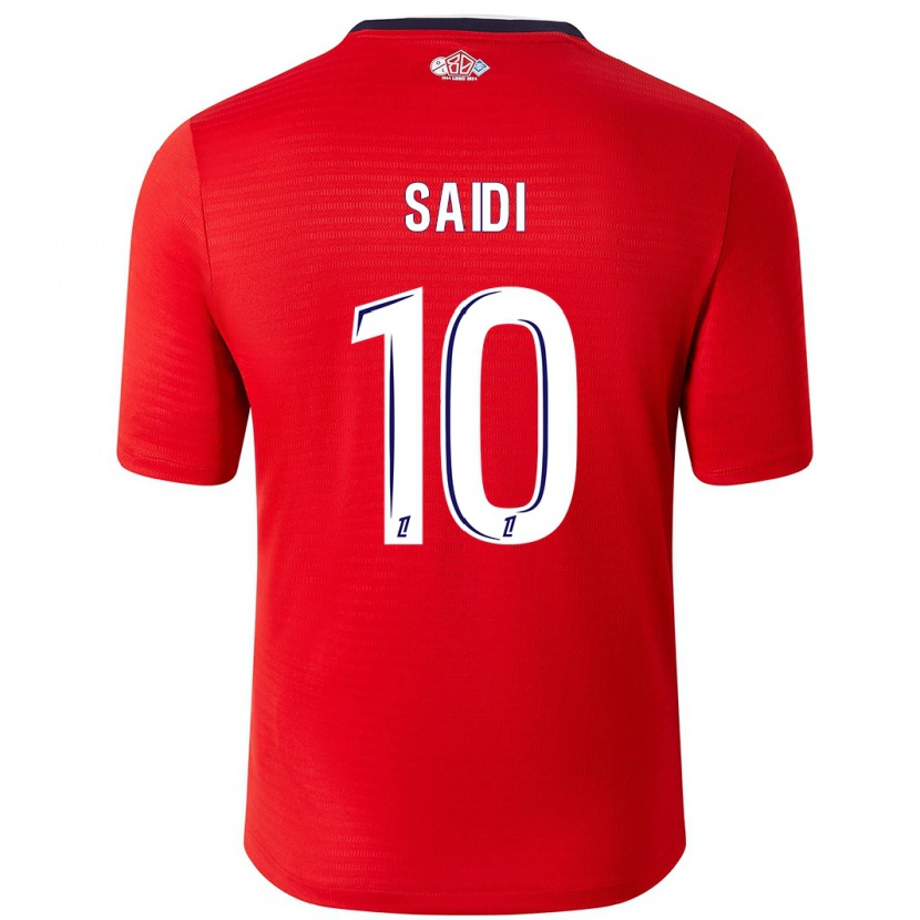Danxen Mænd Rachel Saidi #10 Rød Hvid Hjemmebane Spillertrøjer 2024/25 Trøje T-Shirt