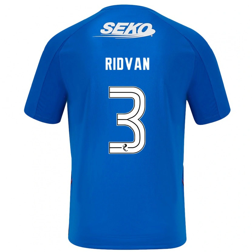 Danxen Mænd Rıdvan Yılmaz #3 Mørkeblå Hjemmebane Spillertrøjer 2024/25 Trøje T-Shirt