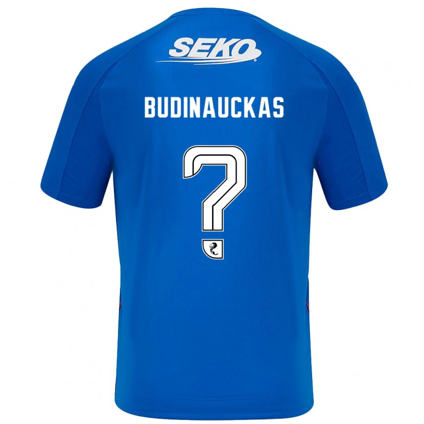 Danxen Mænd Lewis Budinauckas #0 Mørkeblå Hjemmebane Spillertrøjer 2024/25 Trøje T-Shirt