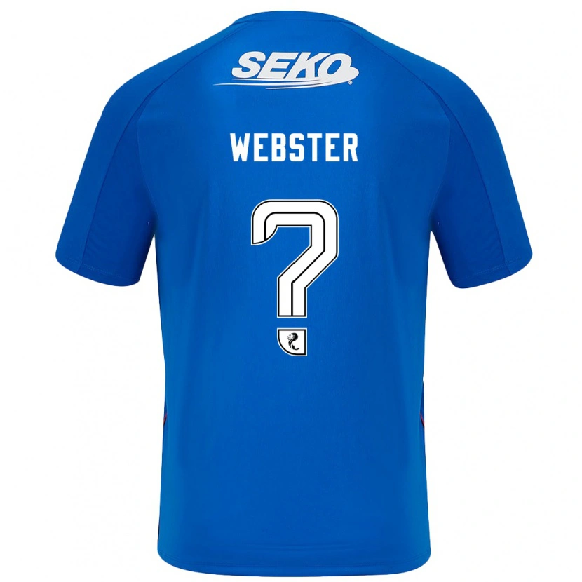 Danxen Mænd Kristian Webster #0 Mørkeblå Hjemmebane Spillertrøjer 2024/25 Trøje T-Shirt