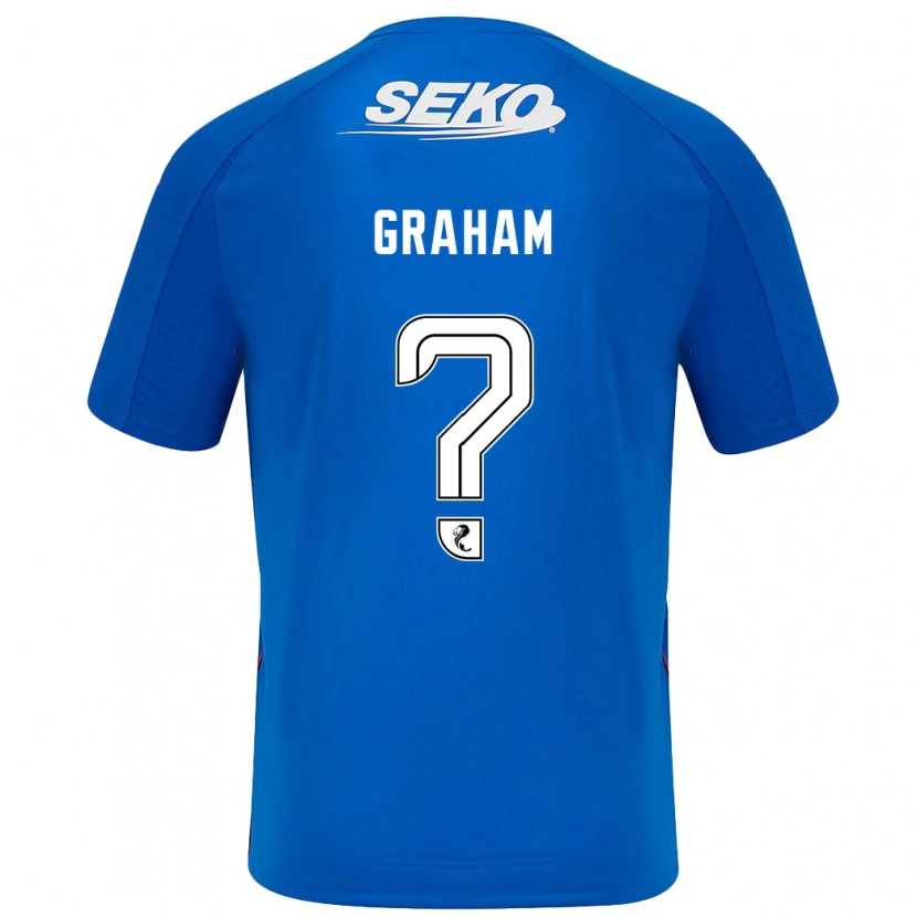 Danxen Mænd James Graham #0 Mørkeblå Hjemmebane Spillertrøjer 2024/25 Trøje T-Shirt
