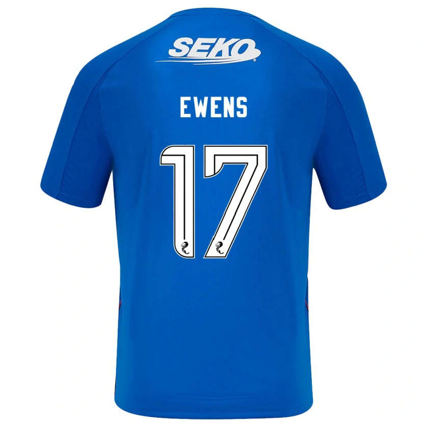 Danxen Mænd Sarah Ewens #17 Mørkeblå Hjemmebane Spillertrøjer 2024/25 Trøje T-Shirt
