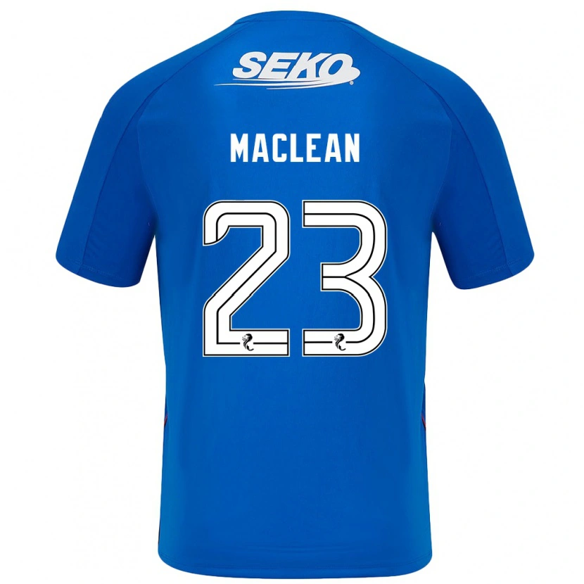 Danxen Mænd Kirsty Maclean #23 Mørkeblå Hjemmebane Spillertrøjer 2024/25 Trøje T-Shirt