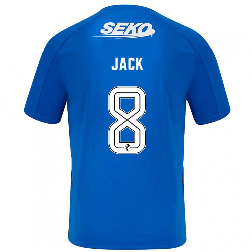 Danxen Mænd Ryan Jack #8 Mørkeblå Hjemmebane Spillertrøjer 2024/25 Trøje T-Shirt