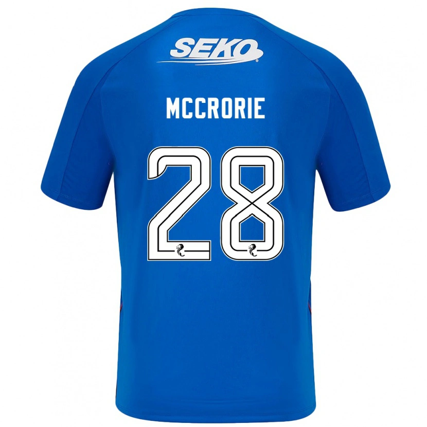 Danxen Mænd Robby Mccrorie #28 Mørkeblå Hjemmebane Spillertrøjer 2024/25 Trøje T-Shirt