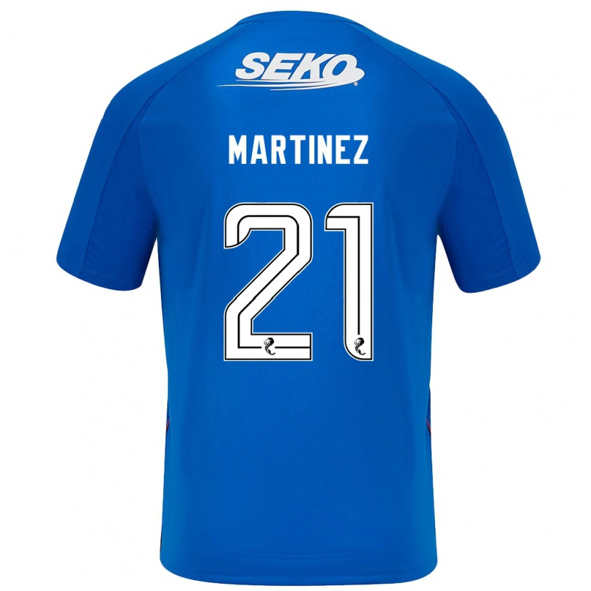 Danxen Mænd Lisa Martinez #21 Mørkeblå Hjemmebane Spillertrøjer 2024/25 Trøje T-Shirt