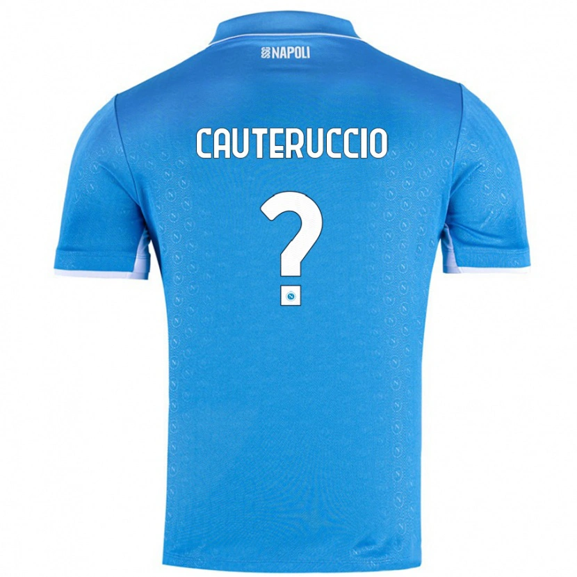 Danxen Mænd Walter Cauteruccio #0 Himmelblå Hjemmebane Spillertrøjer 2024/25 Trøje T-Shirt