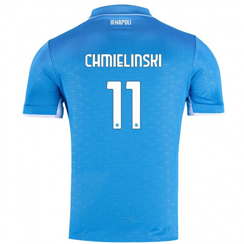 Danxen Mænd Gina Chmielinski #11 Himmelblå Hjemmebane Spillertrøjer 2024/25 Trøje T-Shirt
