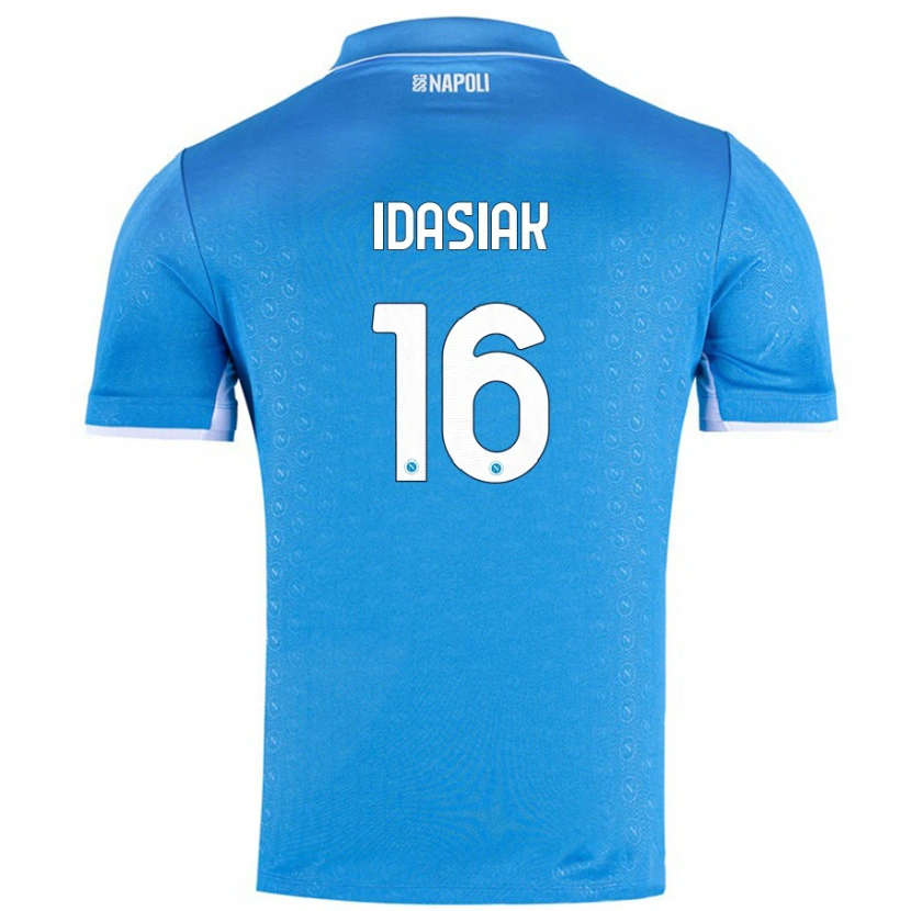 Danxen Mænd Hubert Idasiak #16 Himmelblå Hjemmebane Spillertrøjer 2024/25 Trøje T-Shirt