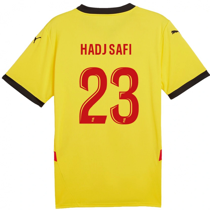 Danxen Mænd Souhina Hadj Safi #23 Gul Rød Hjemmebane Spillertrøjer 2024/25 Trøje T-Shirt