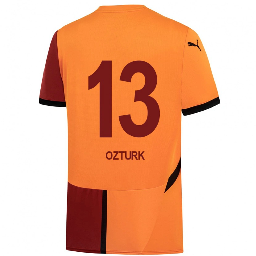 Danxen Mænd Fatma Sare Öztürk #13 Gul Rød Hjemmebane Spillertrøjer 2024/25 Trøje T-Shirt