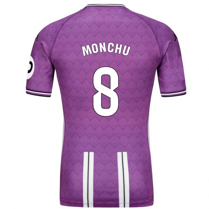 Danxen Mænd Monchu #8 Lilla Hvid Hjemmebane Spillertrøjer 2024/25 Trøje T-Shirt