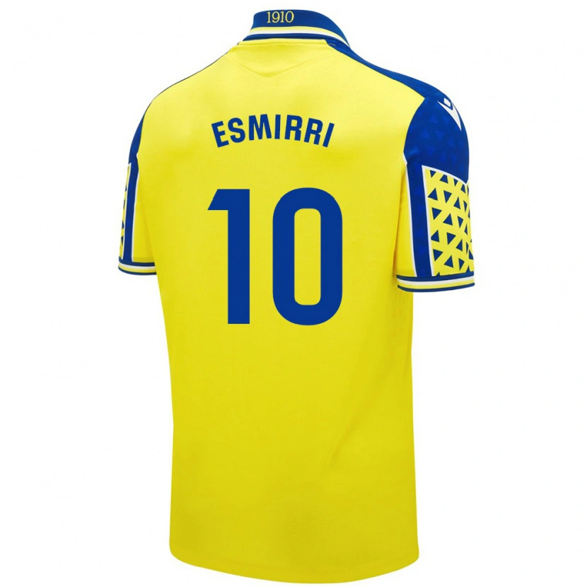 Danxen Mænd Ana Frías Antón #10 Gul Blå Hjemmebane Spillertrøjer 2024/25 Trøje T-Shirt