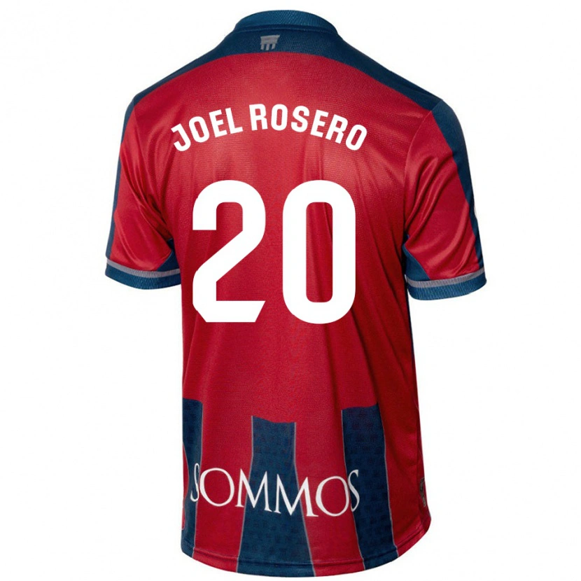 Danxen Mænd Alexis Joel Rosero #20 Rød Blå Hjemmebane Spillertrøjer 2024/25 Trøje T-Shirt