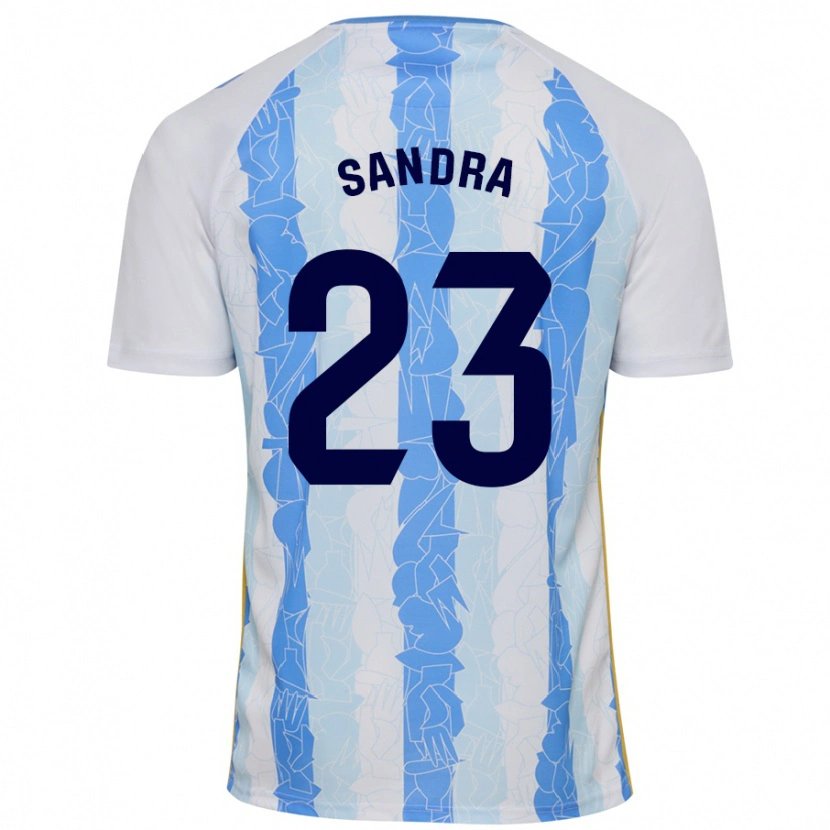 Danxen Mænd Sandra #23 Hvid Blå Hjemmebane Spillertrøjer 2024/25 Trøje T-Shirt