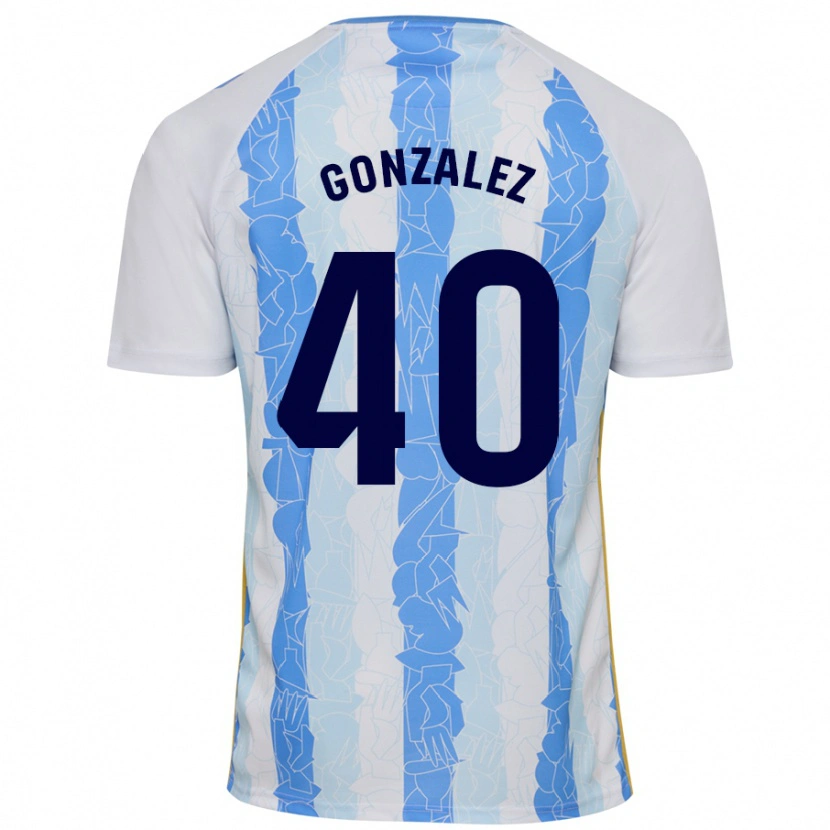 Danxen Mænd Carol González #40 Hvid Blå Hjemmebane Spillertrøjer 2024/25 Trøje T-Shirt