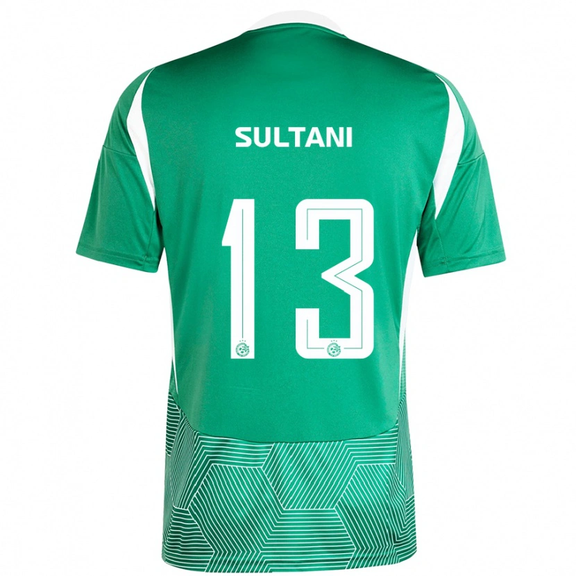 Danxen Mænd Tomás Sultani #13 Grøn Hvid Hjemmebane Spillertrøjer 2024/25 Trøje T-Shirt