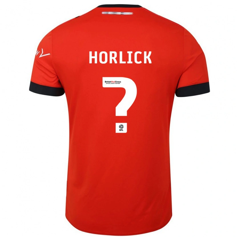 Danxen Mænd Jameson Horlick #0 Orange Sort Hjemmebane Spillertrøjer 2024/25 Trøje T-Shirt