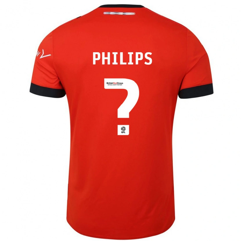 Danxen Mænd Joshua Philips #0 Orange Sort Hjemmebane Spillertrøjer 2024/25 Trøje T-Shirt