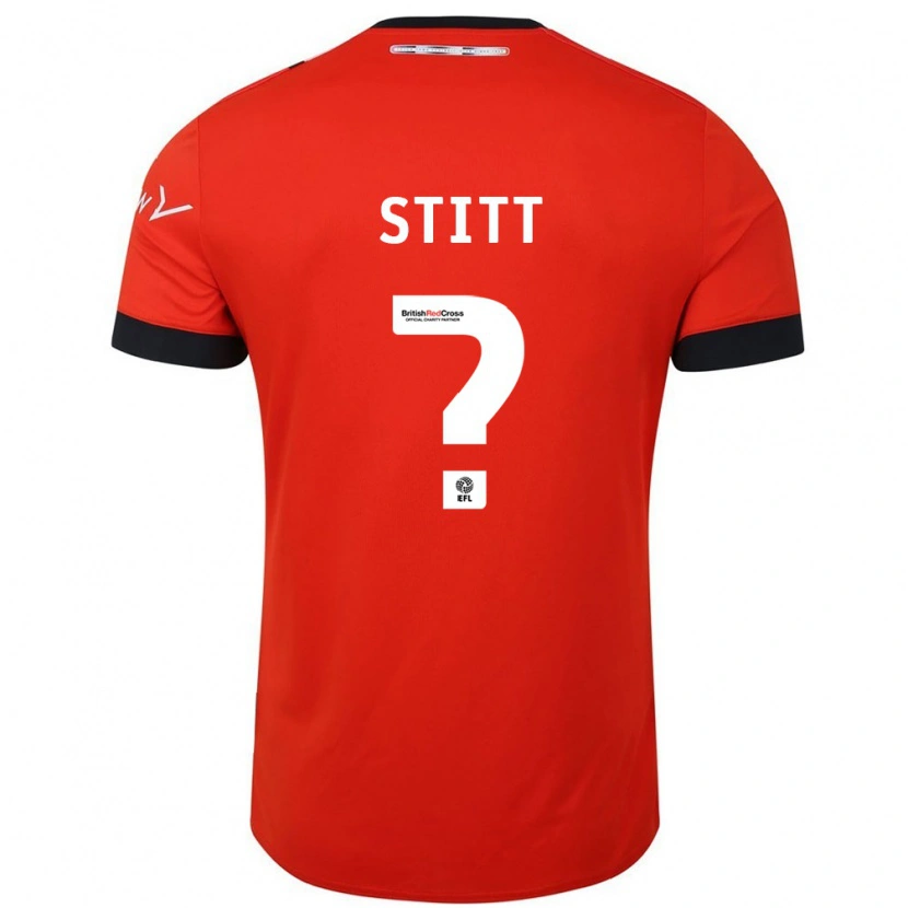 Danxen Mænd Dylan Stitt #0 Orange Sort Hjemmebane Spillertrøjer 2024/25 Trøje T-Shirt