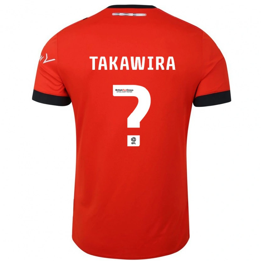 Danxen Mænd Matthew Takawira #0 Orange Sort Hjemmebane Spillertrøjer 2024/25 Trøje T-Shirt