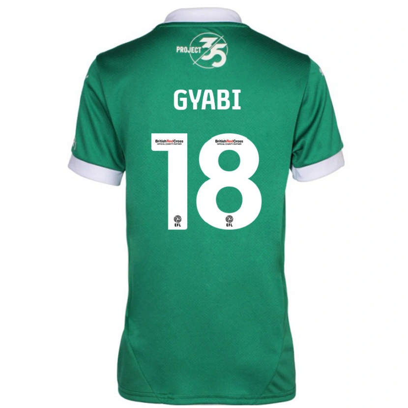 Danxen Mænd Darko Gyabi #18 Grøn Hvid Hjemmebane Spillertrøjer 2024/25 Trøje T-Shirt