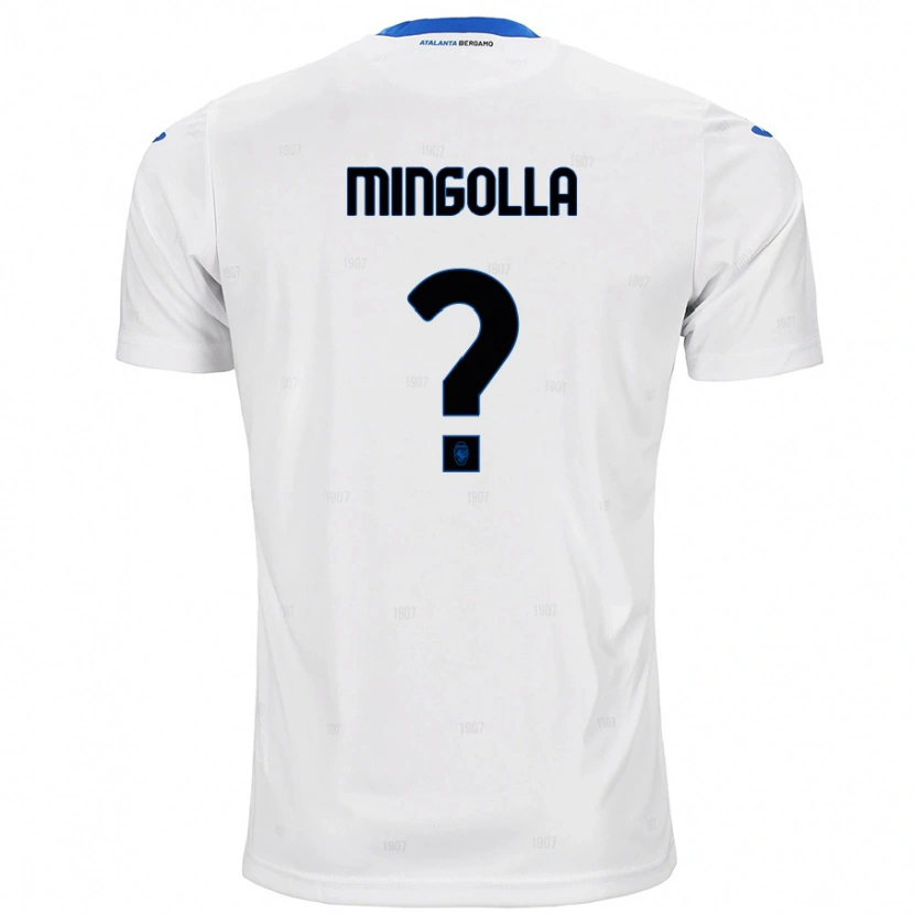 Danxen Mænd Simone Mingolla #0 Hvid Udebane Spillertrøjer 2024/25 Trøje T-Shirt