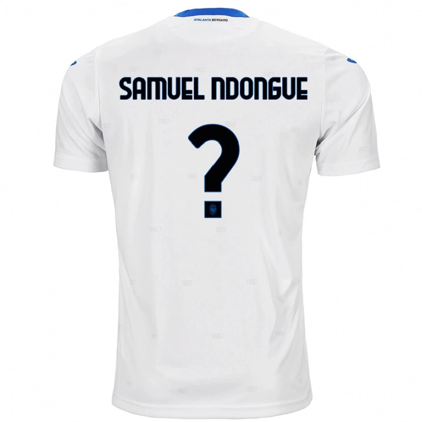 Danxen Mænd Frederick Samuel Ndongue #0 Hvid Udebane Spillertrøjer 2024/25 Trøje T-Shirt