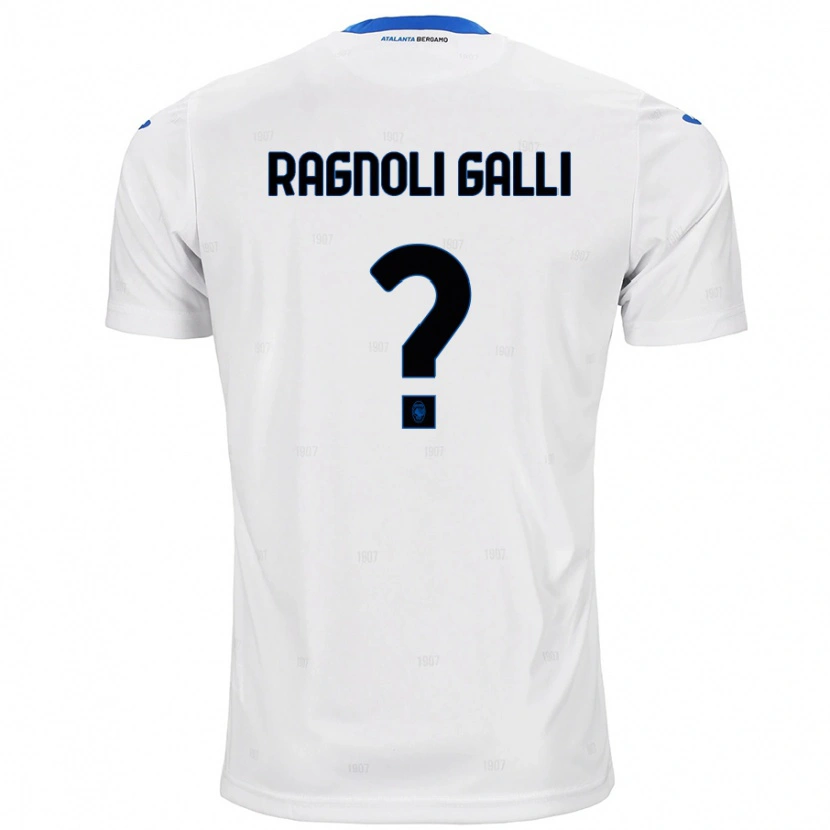 Danxen Mænd Federico Ragnoli Galli #0 Hvid Udebane Spillertrøjer 2024/25 Trøje T-Shirt
