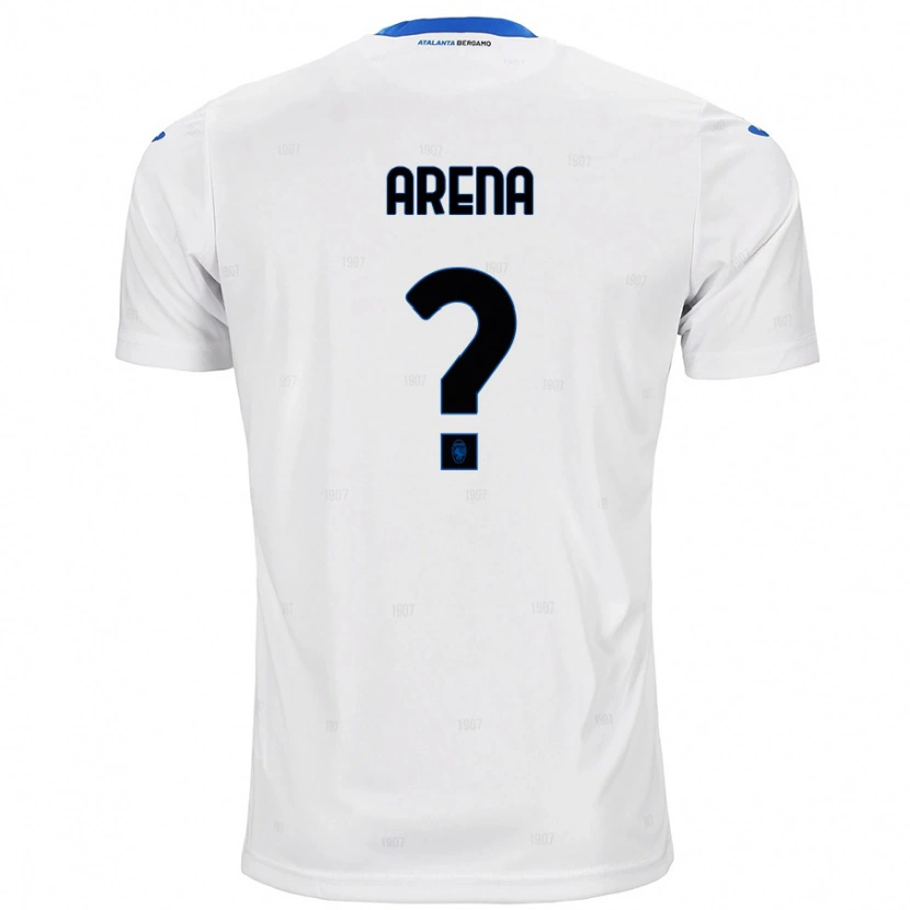 Danxen Mænd Federico Arena #0 Hvid Udebane Spillertrøjer 2024/25 Trøje T-Shirt
