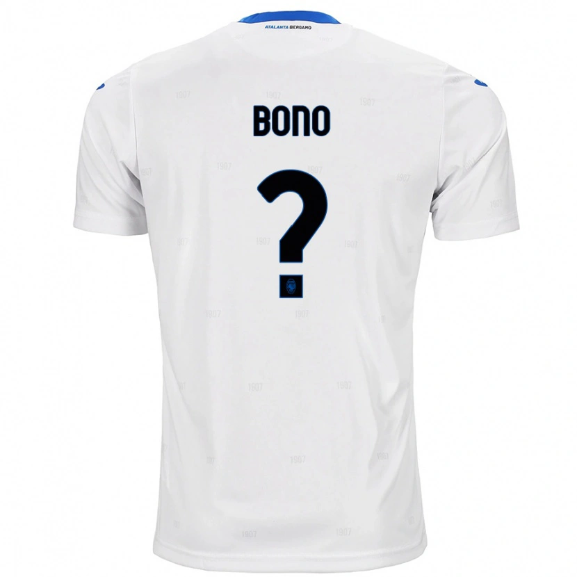 Danxen Mænd Davide Bono #0 Hvid Udebane Spillertrøjer 2024/25 Trøje T-Shirt
