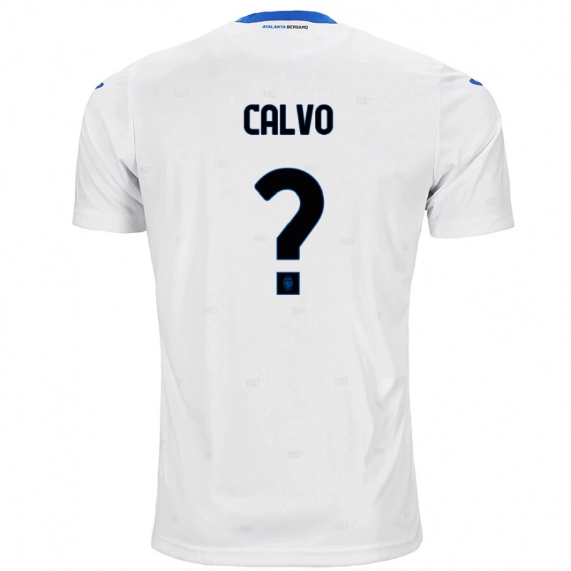 Danxen Mænd Filippo Calvo #0 Hvid Udebane Spillertrøjer 2024/25 Trøje T-Shirt