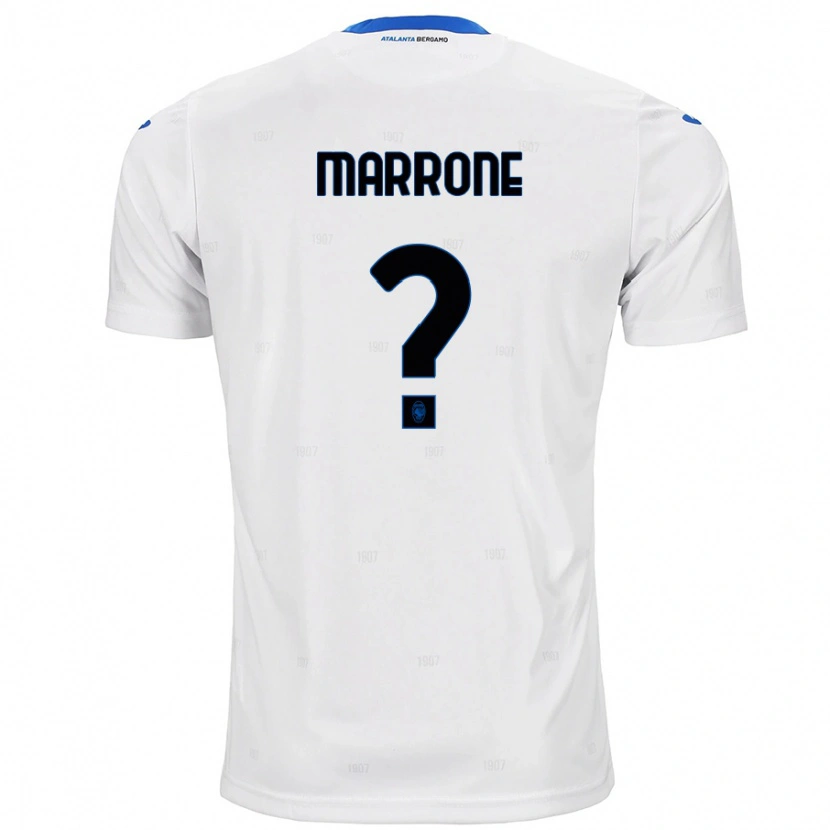 Danxen Mænd Federico Marrone #0 Hvid Udebane Spillertrøjer 2024/25 Trøje T-Shirt