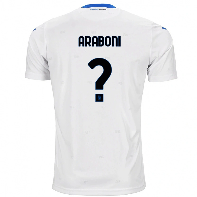 Danxen Mænd Sebastiano Araboni #0 Hvid Udebane Spillertrøjer 2024/25 Trøje T-Shirt