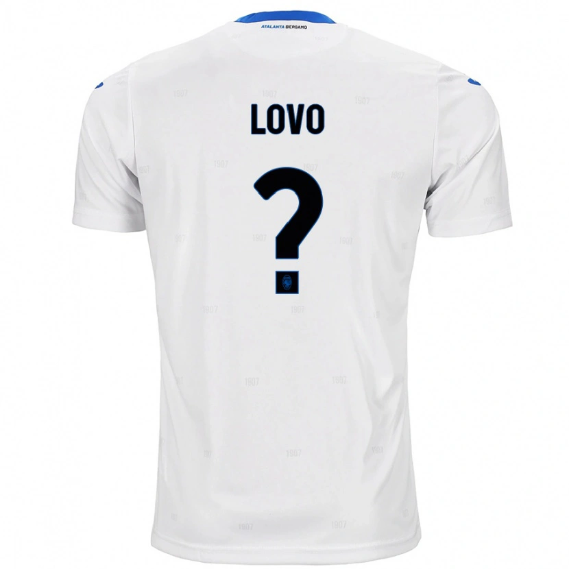 Danxen Mænd Pietro Lovo #0 Hvid Udebane Spillertrøjer 2024/25 Trøje T-Shirt