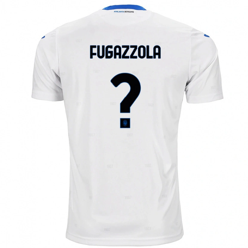 Danxen Mænd Marcello Fugazzola #0 Hvid Udebane Spillertrøjer 2024/25 Trøje T-Shirt