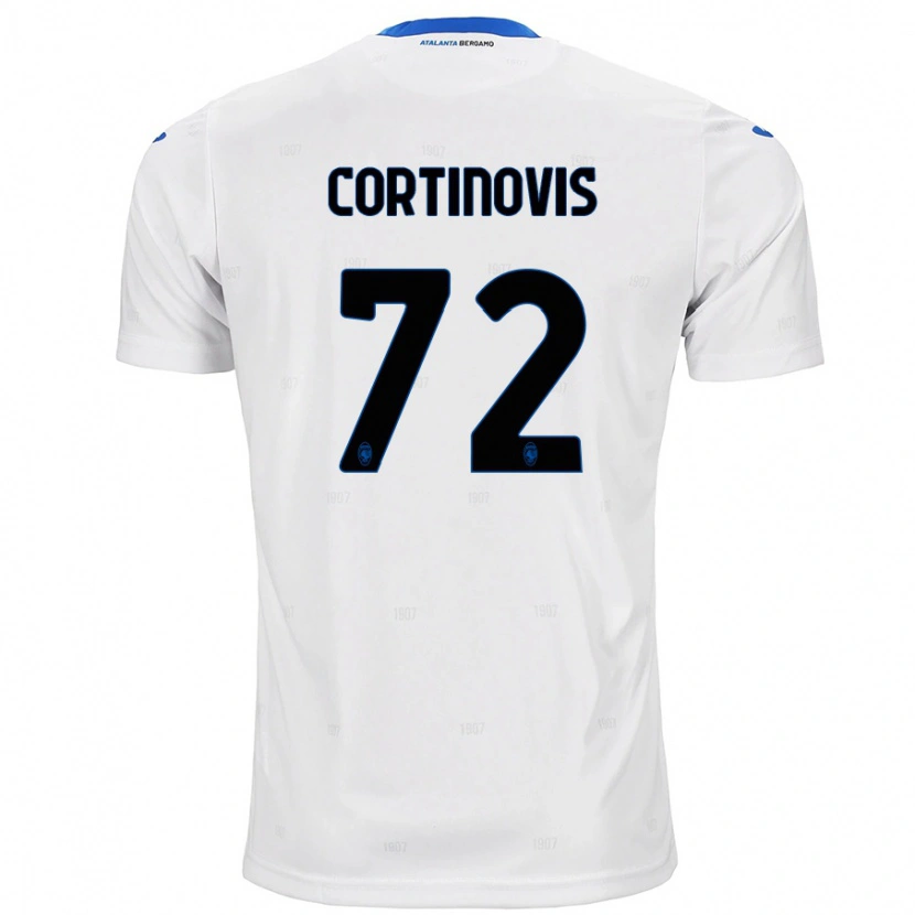 Danxen Mænd Alessandro Cortinovis #72 Hvid Udebane Spillertrøjer 2024/25 Trøje T-Shirt