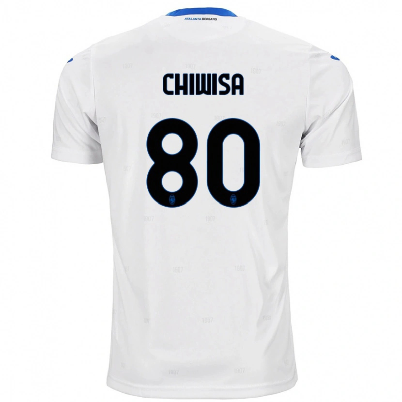 Danxen Mænd Mannah Chiwisa #80 Hvid Udebane Spillertrøjer 2024/25 Trøje T-Shirt