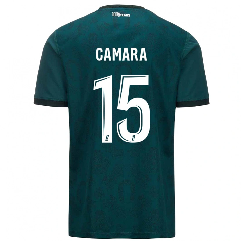 Danxen Mænd Lamine Camara #15 Mørkegrøn Udebane Spillertrøjer 2024/25 Trøje T-Shirt